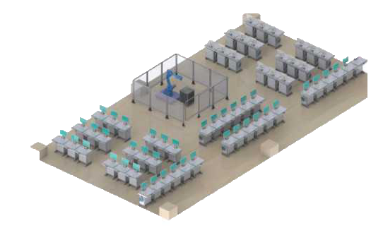 工業(yè)機(jī)器人理實(shí)一體化實(shí)訓(xùn)平臺(tái)